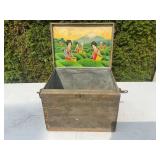 Galvanized Wooden Box