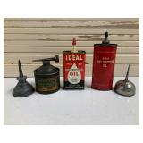 5 Oil Cans