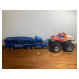 Buddy L Voice Command Truck & Semi Car Hauler