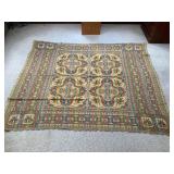 Vintage Tapestry Coverlet Middle East Design
