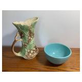 McCoy Pottery Pitcher & Bowl