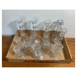 Glass Candle Sticks Holders
