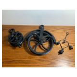 Cast Iron Pulleys & Wind Chime