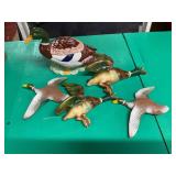 Chalkware Duck, Resin Duck Figurines
