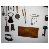 Primitive Safety Pins hair curler shovel