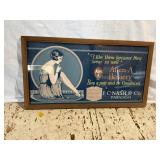 Allen A Hosiery Framed Advertisement