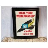 GM Framed Factory Poster General Motors