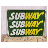 Subway Interstate Single Sided Sign