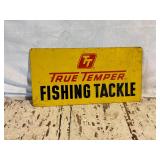 True Temper Fishing Tackle Painted Metal Sign