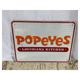 Popeye's Interstate Metal Single Sided Sign