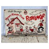 Mickey Mouse Club Single Sided Masonite Sign
