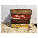 RC Coke Pepsi and Dr Pepper Soda Crates