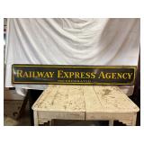 Railway Express Agency Porcelain Sign