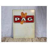 PAG Feeds Single Sided Masonite Sign