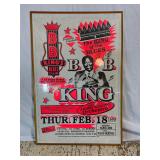 BB King Framed Event Poster