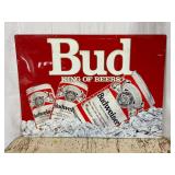 Budweiser Beer Single Sided Metal Sign