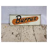 Burrus Seed Painted Metal Spinner Sign