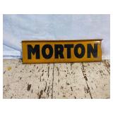 Morton Seed Spinner Sign Painted Metal DBL SIDED