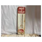 Dr. Pepper Thermometer Painted Sign