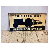 Ferguson System Single Sided Painted Metal Sign