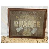 Grange Painted Metal Sign