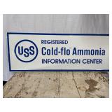 USS Cold-Flo Ammonia Single Sided Metal Sign