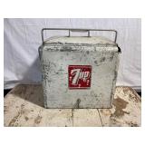 7up Cooler Painted Metal