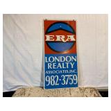 ERA Real Estate Painted Metal Sign