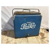 Pepsi Cola Painted Metal Cooler