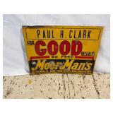 Moorman's Feed Painted Metal Sign