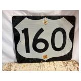 Highway 160 Reflective Interstate Sign