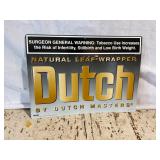 Dutch masters Cigar Embossed Metal Sign