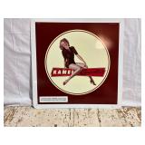 NOS Red Kamel Cigarettes Painted Metal Sign