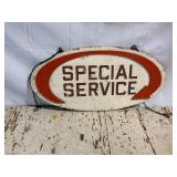 Special Service Double Sided Wood Hanging Sign