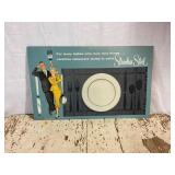 USS Silverware Easel Back Cardstock Display