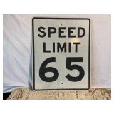 Speed Limit 65 Reflective Sign Kansas