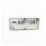 Embossed Airport Sign