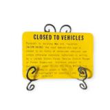 US Forest Service Dept of AG Painted Metal Sign