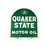 Canada Quaker State Painted Metal Tombstone Sign