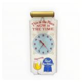 Pabst Blue Ribbon Wall Clock and Light
