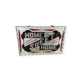 Home Sweet Home Reverse Painted Glass
