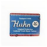 Kuhn Unibody Frame Repair Shop Painted Metal Sign