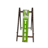 Mohawk Tires 5ft Painted Metal Vertical Sign