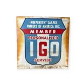 Independent Garage Owners Of America Painted Metal