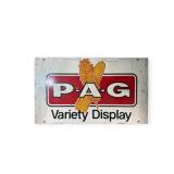 Large 5ft PAG Painted Metal Sign