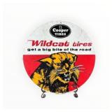 Cooper Tire Wildcat Tires Painted Metal Sign