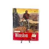 Winston Embossed Painted Metal Sign