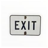 Exit Porcelain Sign