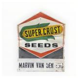 SuperCrost Seed Embossed Metal Sign