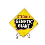 Steckley Genetic Giant Painted Metal Sign